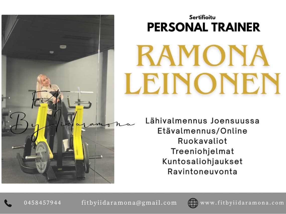 Personal Trainer palvelut Fit By Iidaramona